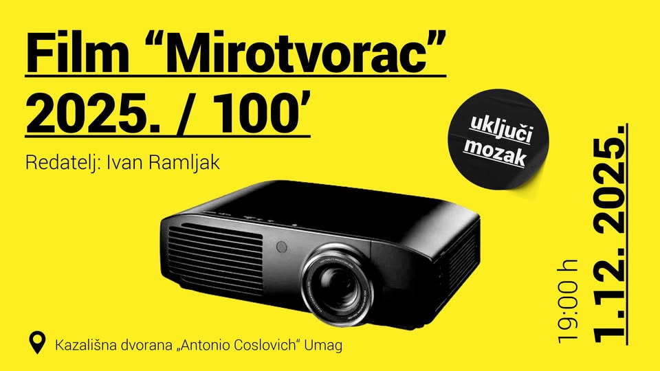 Projekcija filma “Mirotvorac” u Umagu